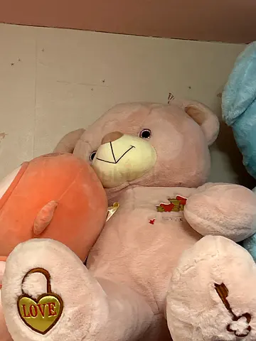 Large pink teddy bear, perfect gift for wife