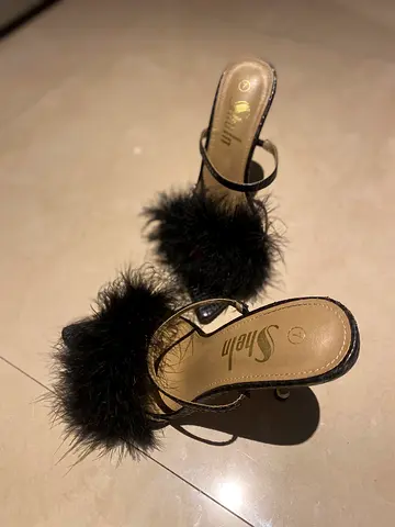 stiletto heels with feathers 7