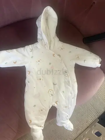 Warm Hooded Baby Padded Jumpsuit