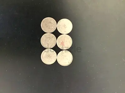 6 Ottoman Empire 10 Para Mehmed V “Reshat right of Toughra” 1327AH Coins