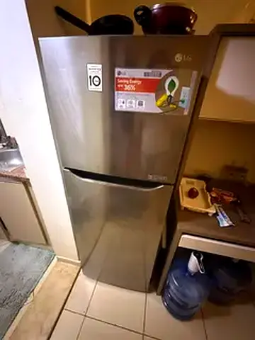 LG double-door refrigerator - good working condition