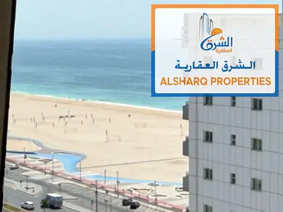 Not just an apartment… it’s a life by the sea! First occupant on Ajman Corniche with a luxurious sea view, two bedrooms, a living room and three bathr