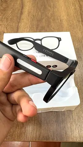 Ai Smart Glasses with Camera, Bluetooth Audio Glasses with Built-in Speakers