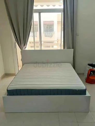 Ikea Queen Size Bed with Mattress Available in Perfect Condition