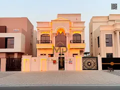 A luxurious classic villa in Al-Haliyo 2 on a main street, with a 15-meter front setback providing p