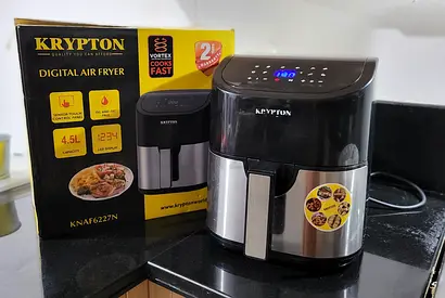 Krypton 4.5L Digital Air Fryer - Model KNAF6227N, Like New