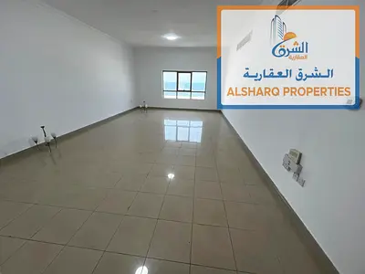 A story that begins with a captivating sea view on Ajman Corniche: a three-bedroom apartment with a living room, storage, spacious areas, and high-end