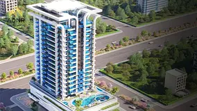 Pool-Facing Studio | Samana Manhattan 2 | JVC District 12