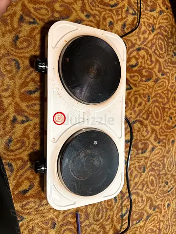 Double Electric Hot Plate Cooker - Portable 2 Burner Stove