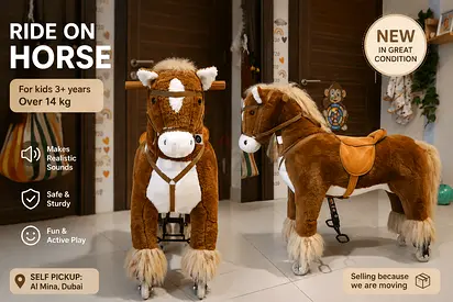 🐴 RIDE-ON HORSE — A LITTLE HORSE FOR BIG ADVENTURES! ✨