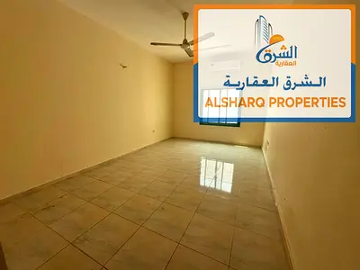 Studio apartment with separate kitchen – spacious – for annual rent – ​​Al Muwaihat 2 – Ajman – prime location at a great price – on the exit to Dubai