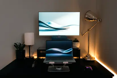 Complete IKEA Home Office Desk Setup