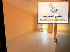 One bedroom and living room, 2 bathrooms, master bedroom, central air conditioning, free maintenance
