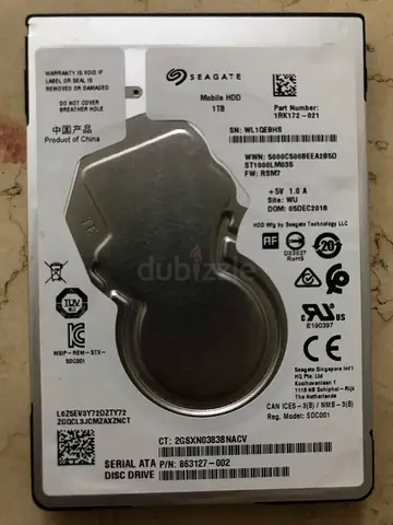 Seagate 1TB SATA HDD