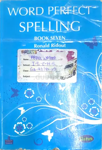 Word Perfect Spelling Book Seven by Ronald Ridout