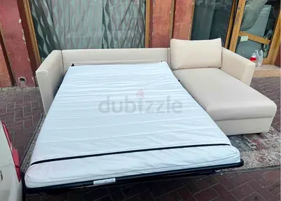 Ikea vimle L shape sofa bed under storage space and mattress