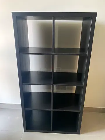 IKEA KALLAX 8-Cube Shelving Unit – Black