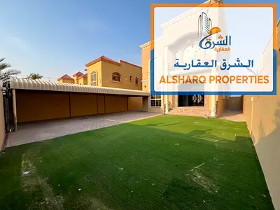 Luxury villa for family living in Al Muwaihat 1, Ajman, 5 bedrooms, living room, majlis, and roof terrace. Strategically located near Dubai, priced at