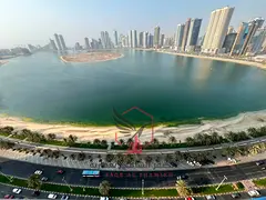 Premium 3BR | Front Sea View | Free AC & 2 Parking | Gym & Pool | Al Mamzar
