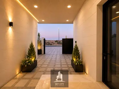 Limited number of villas for sale. Ground floor, first floor, and roof. Freehold ownership. Dubai v