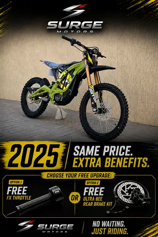 SURRON BRAND NEW GREEN SURRON LIGHT BEE X 2025 WITH 1 YEAR WARRANTY FOR SALE