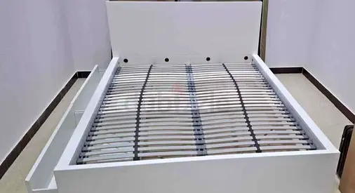 Ikea malam bed with ikea mattress Queen size