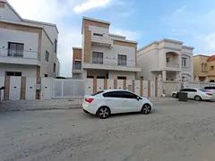 Villa for rent in Al Yasmeen, Ajman, featuring 5 master bedrooms, a majlis, a living area, and a spa