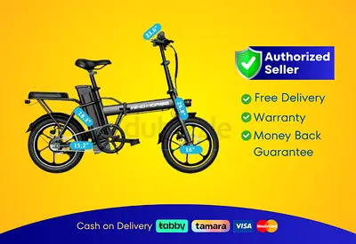 Wind Horse Electric Scooter 350W 30KM Range 35KM Speed, W2 A - Black | Brand New |  Warranty | FREE