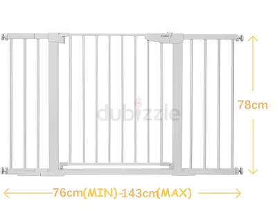 Adjustable Safety Baby/ Pet Gate - 2 pieces