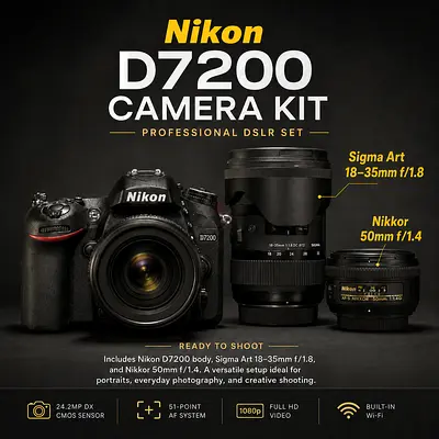 Nikon D7200 mega combo