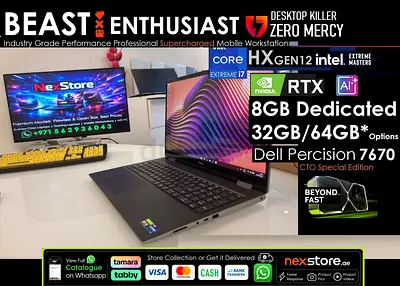 Dell Precision 7670 Extreme RTX Core i7-i9 - Serious Performance - xps p16 7770 7680 zbook fury x1