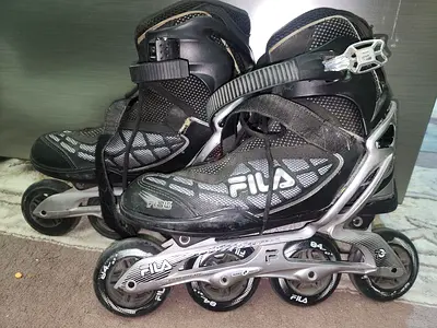 Used Fila Men's Inline Roller Skates - Size Unknown, Good Condition