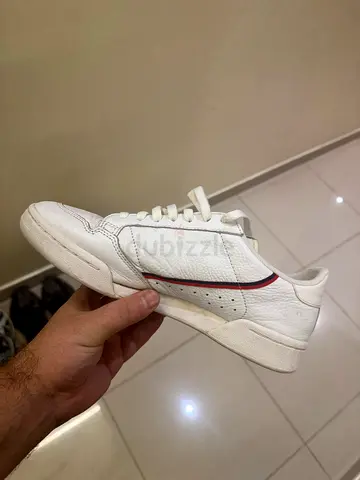 White Adidas Continental 80 Sneakers - Size EUR 42.5