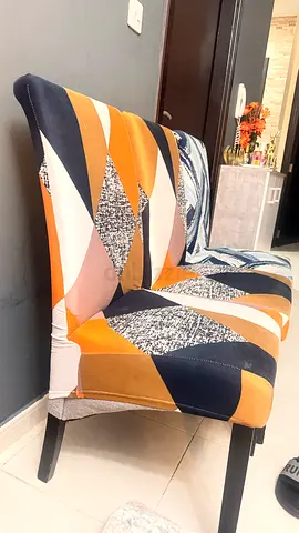 Three armless dining chairs — good condition