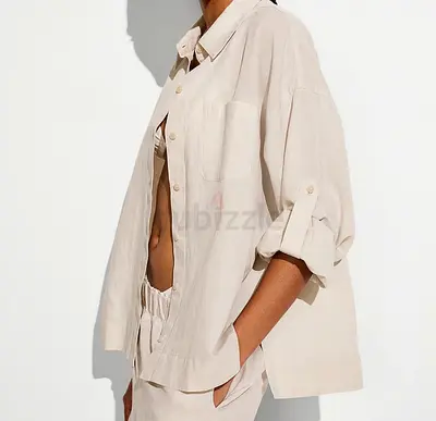 Viktoria Secret beige linen summer costume
