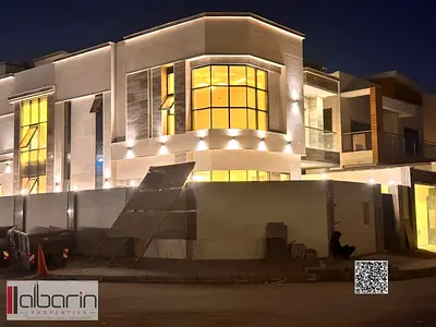 Corner villa for rent in Al Yasmin, 5 rooms, excellent finishes