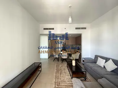 Fully Furnished 1BHK With Balcony & Boulevard Sea View In A Beachfront Community For Rent!