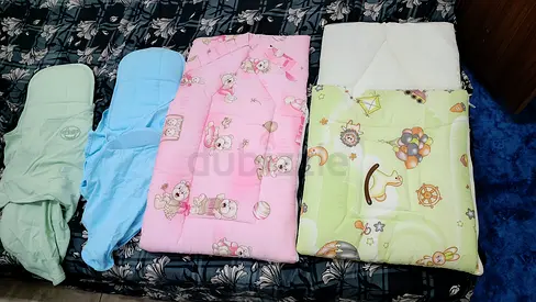 Set of 4 Baby Mattress Pads / Sleeping Mats - Lightly Used