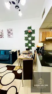 Furnished room and lounge for annual rent in City Tower, Tower B3, second floor, in a prime location