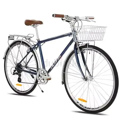 Alvas classic design hybrid bike 700c 7 speed full aluminum