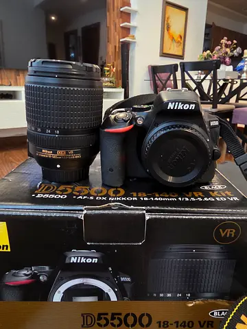MINT Nikon D5500 Bundle (Ultra-Low 5.4k Shutter!) + 2 VR Lenses  Original Boxes