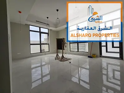 فيلا للإيجار | حوشي الشارقة | أول ساكن | سمارت هوم | أسانسير | 6 غرف ماستر | 8 حمامات | 180 ألف