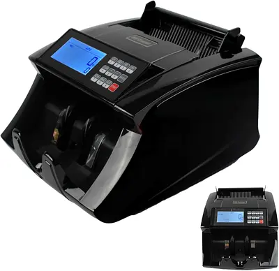 GearZone Professional Money Counter Automatic Currency Counter with UV/MG Detection - new Condition