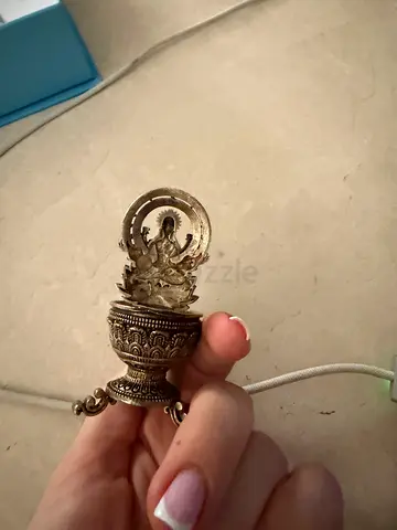 Vintage Sterling Silver 925 Religious Pendant indian - 59 Grams
