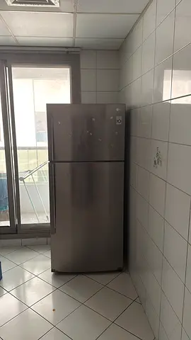 Reduced price, LG Double Door Refrigerator - 2-Door Top Freezer, Silver, Good Condition, urgent sell