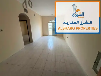 One bedroom and living room for annual rent # Central air conditioning # Free maintenance # Al Rashidiya 3, Ajman