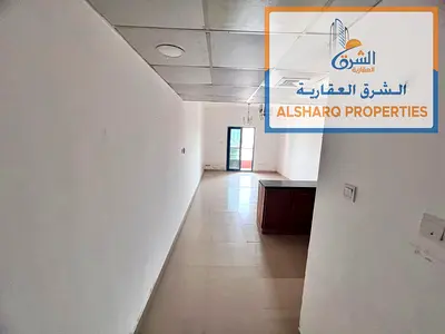 Studio in Al Nuaimiya 1, spacious, balcony, American kitchen, central AC, AED 23K.