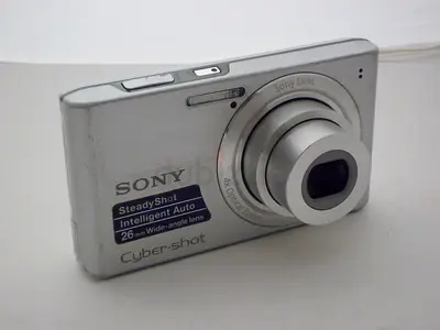 Sony Cyber-shot DSC-W610 - 14.1MP Compact Digital Camera - Silver - Ready to Use