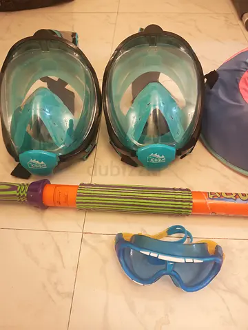 Foldable Full-Face Diving Mask with Anti-Fog and Breathing