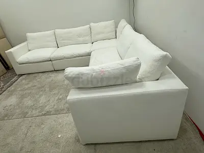 Ws living modular white cloud sofa